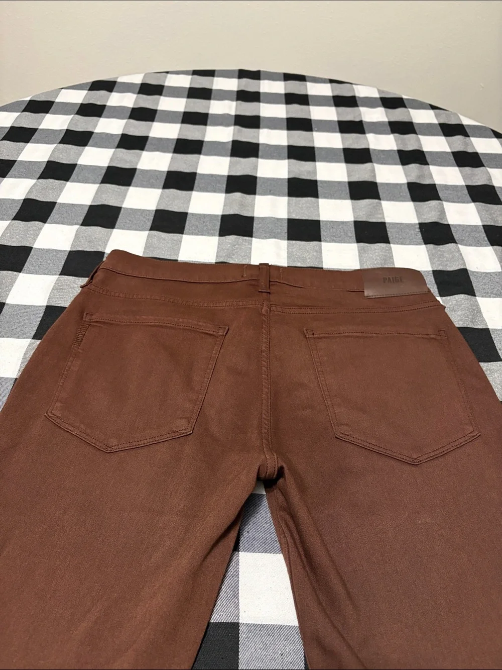 PAIGE Transcend Federal Slim Straight Jean Sumatra Blend Brown Men's 32 x 29.5